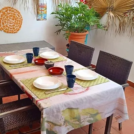 Holiday home Charming House With Boho Terrace